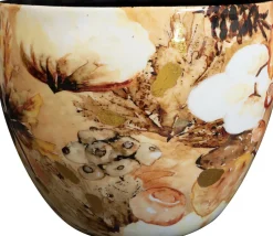 TS bloempot Cotton crème D 21 H 16 cm