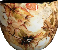 TS bloempot Cotton crème D 15 H 12 cm