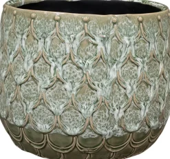 TS bloempot Debby groen D 15 H 14 cm