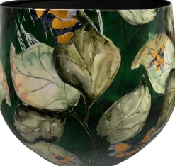 TS bloempot Designed by Lammie bee groen D 33 H 28 cm