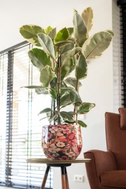 TS bloempot Designed by Lammie penny roze D 33 H 28 cm