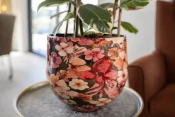 TS bloempot Designed by Lammie penny roze D 28 H 25 cm