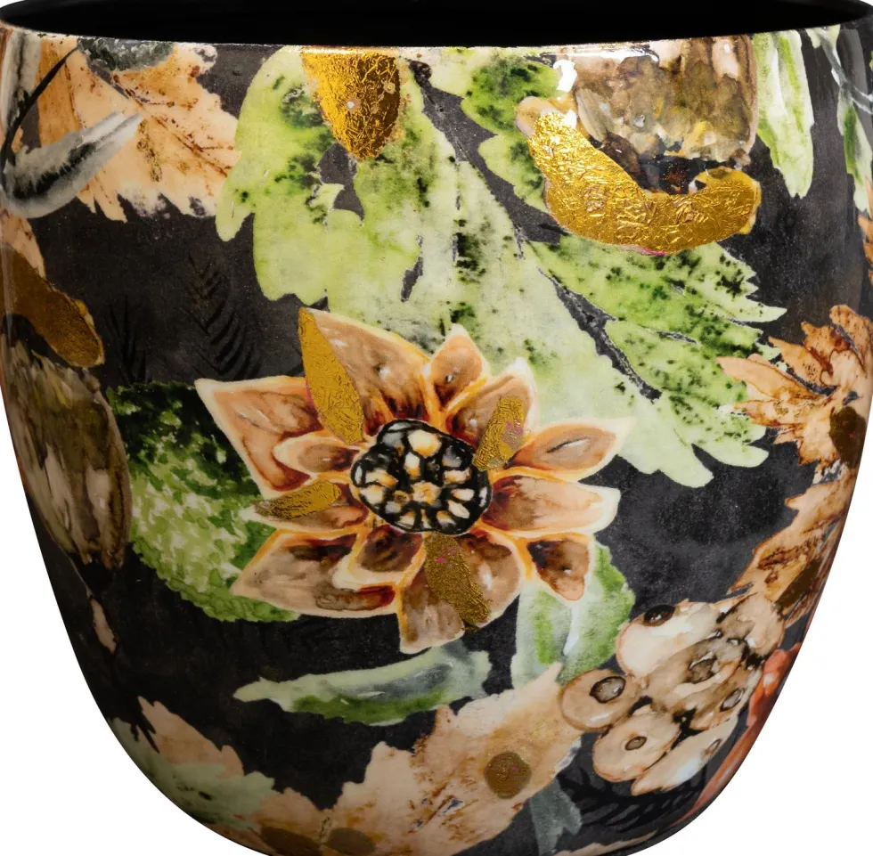 TS bloempot Designed by Lammie berry blauw D 17 H 15 cm