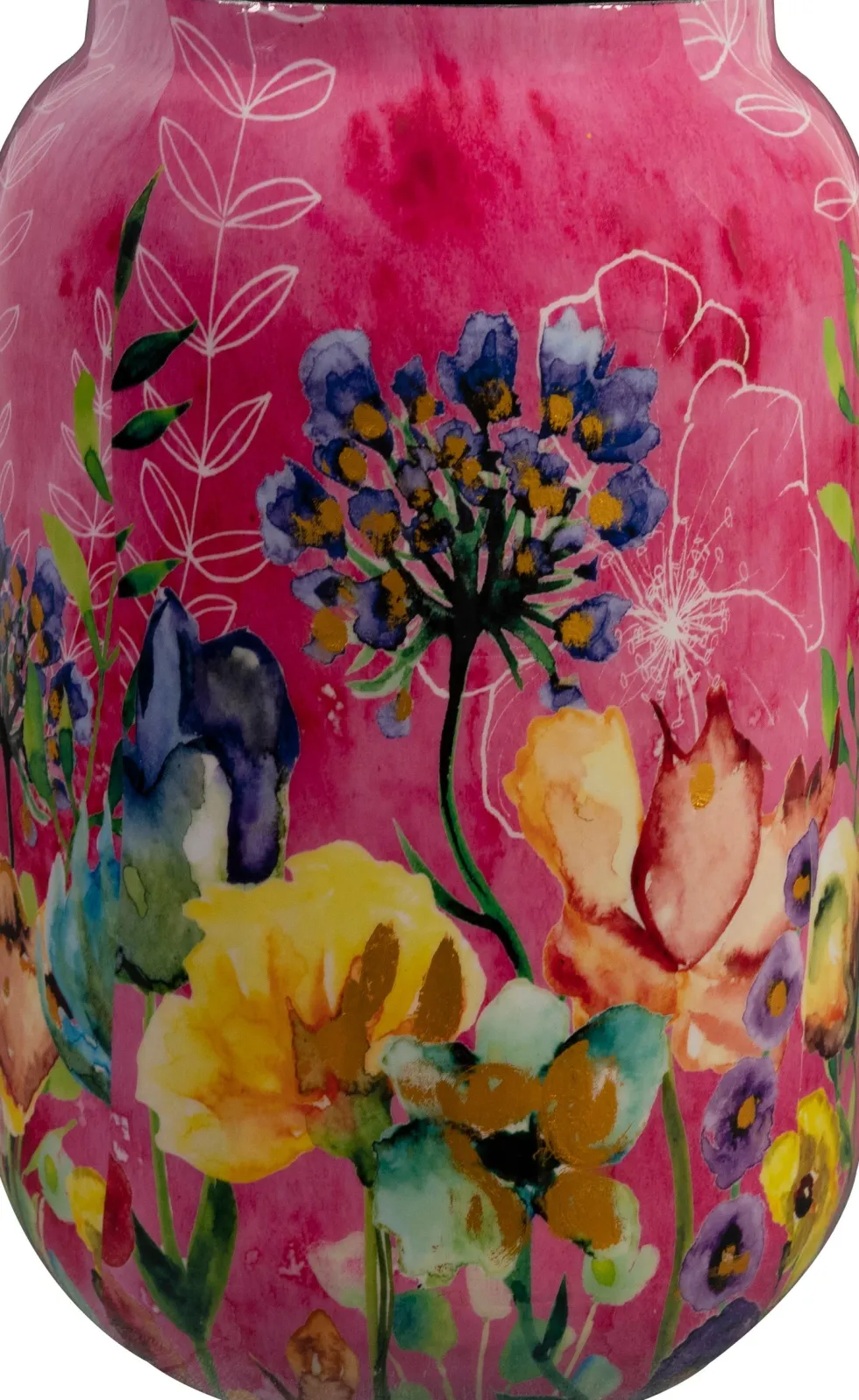 TS bloempot Designed by Lammie fiesta roze D 30 H 42 cm