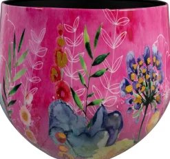 TS bloempot Designed by Lammie fiesta roze D 33 H 28 cm