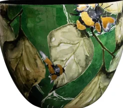 TS bloempot Designed by Lammie bee groen D 21 H 16 cm