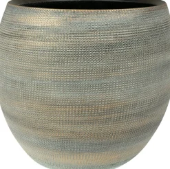 TS bloempot Dex wit / grijs D 22 H 20 cm