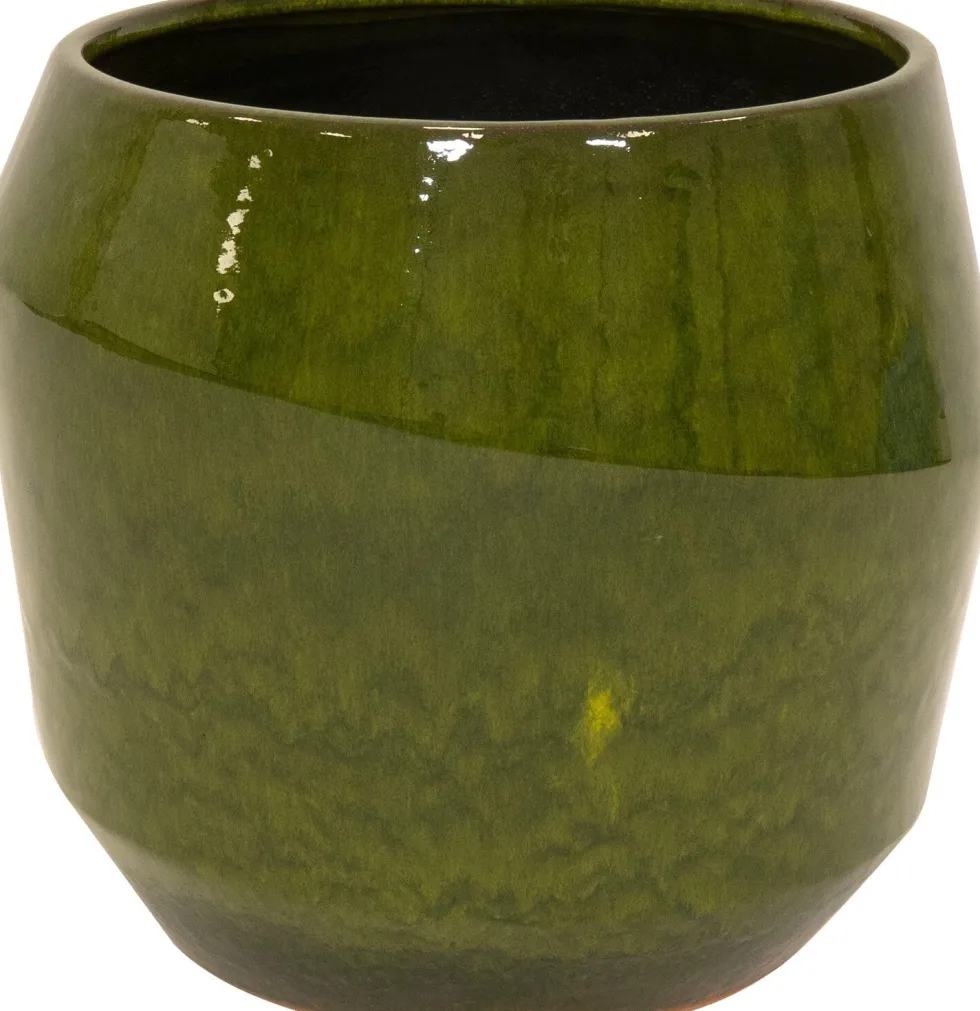 TS bloempot Eddy groen D 43 H 39 cm