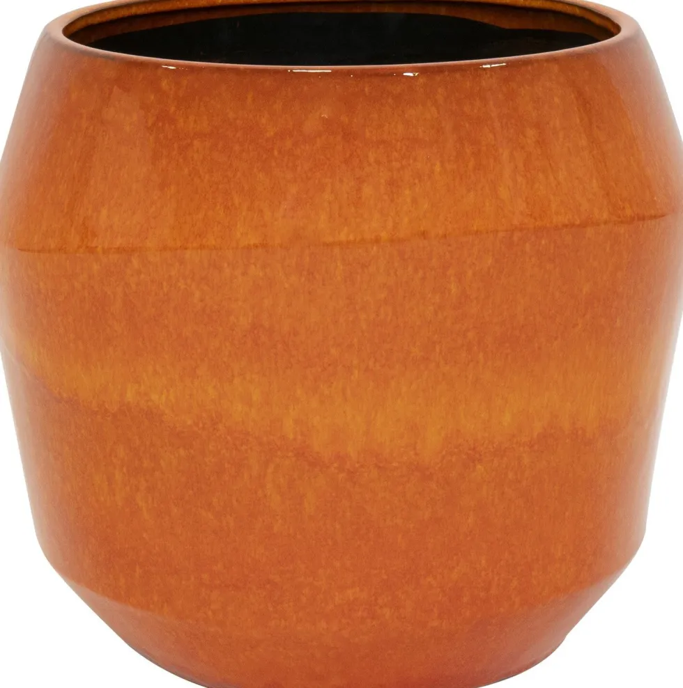 TS bloempot Eddy oranje D 50 H 45 cm