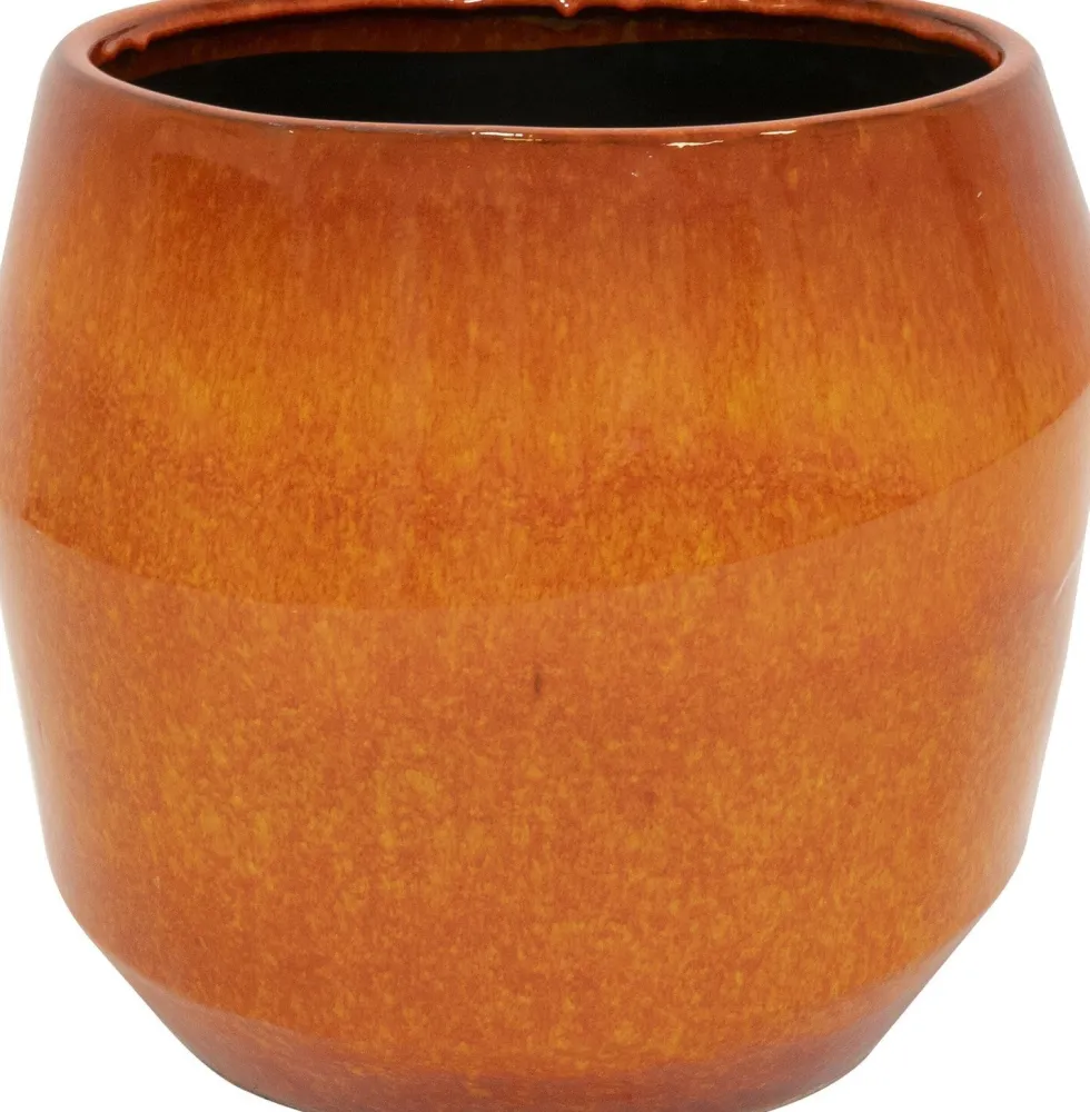 TS bloempot Eddy oranje D 43 H 39 cm