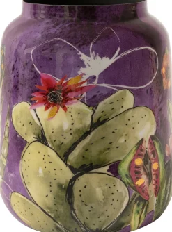 TS bloempot Exotic paars D 30 H 42 cm