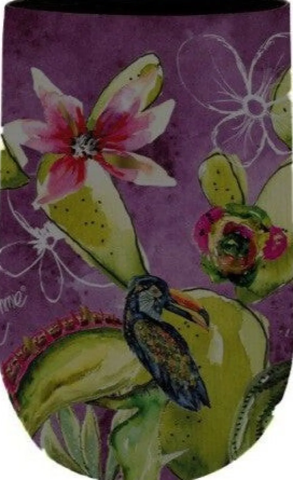 TS bloempot Exotic paars D 19 H 29 cm
