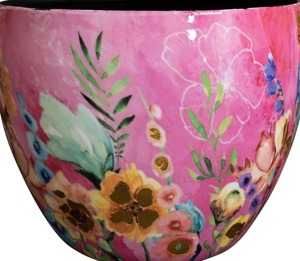TS bloempot Fiesta roze D 21 H 16 cm