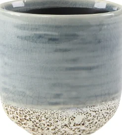 TS bloempot Issa blauw D 7 H 7 cm