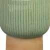 TS bloempot Larisa groen D 13 H 14 cm
