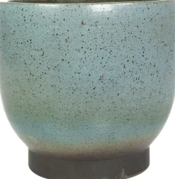 TS bloempot Linn op voet blauw D 25 H 25 cm