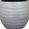 TS bloempot Manuel grijs D 16 H 13 cm