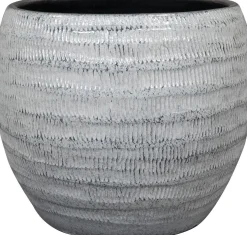 TS bloempot Manuel grijs D 16 H 13 cm