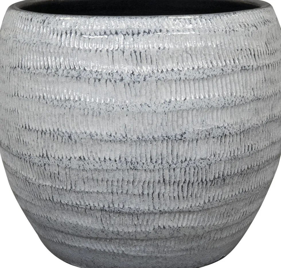 TS bloempot Manuel grijs D 16 H 13 cm