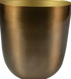 TS bloempot Mayk goud D 15 H 16 cm