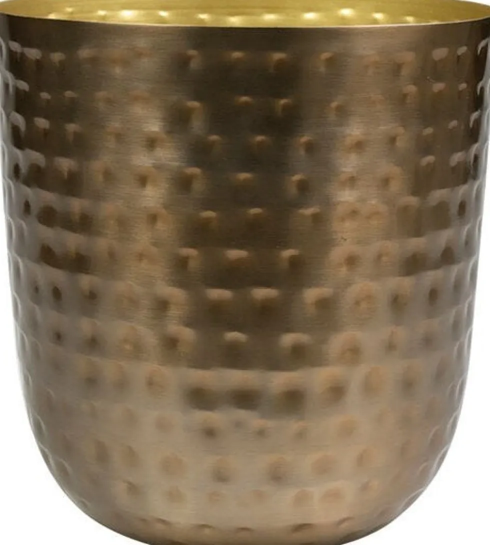 TS bloempot Mayren goud D 20 H 22 cm