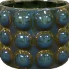 TS bloempot Musa blauw / groen D 14 H 11 cm