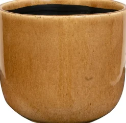 TS bloempot Nine bruin D 14 H 12 cm