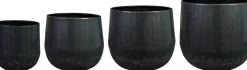 TS bloempot Ninthe grijs D 16 H 16 cm