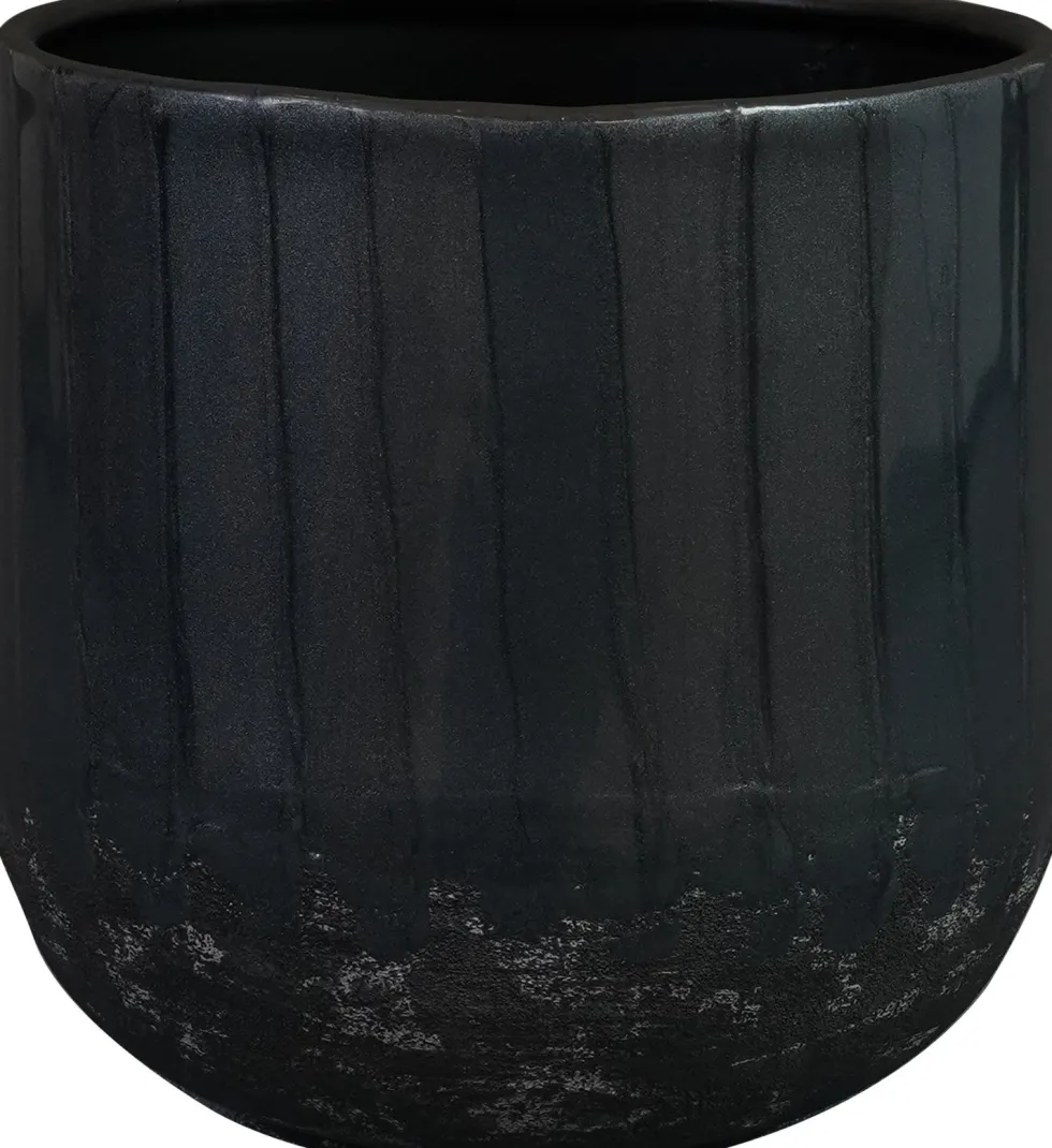 TS bloempot Ninthe grijs D 16 H 16 cm