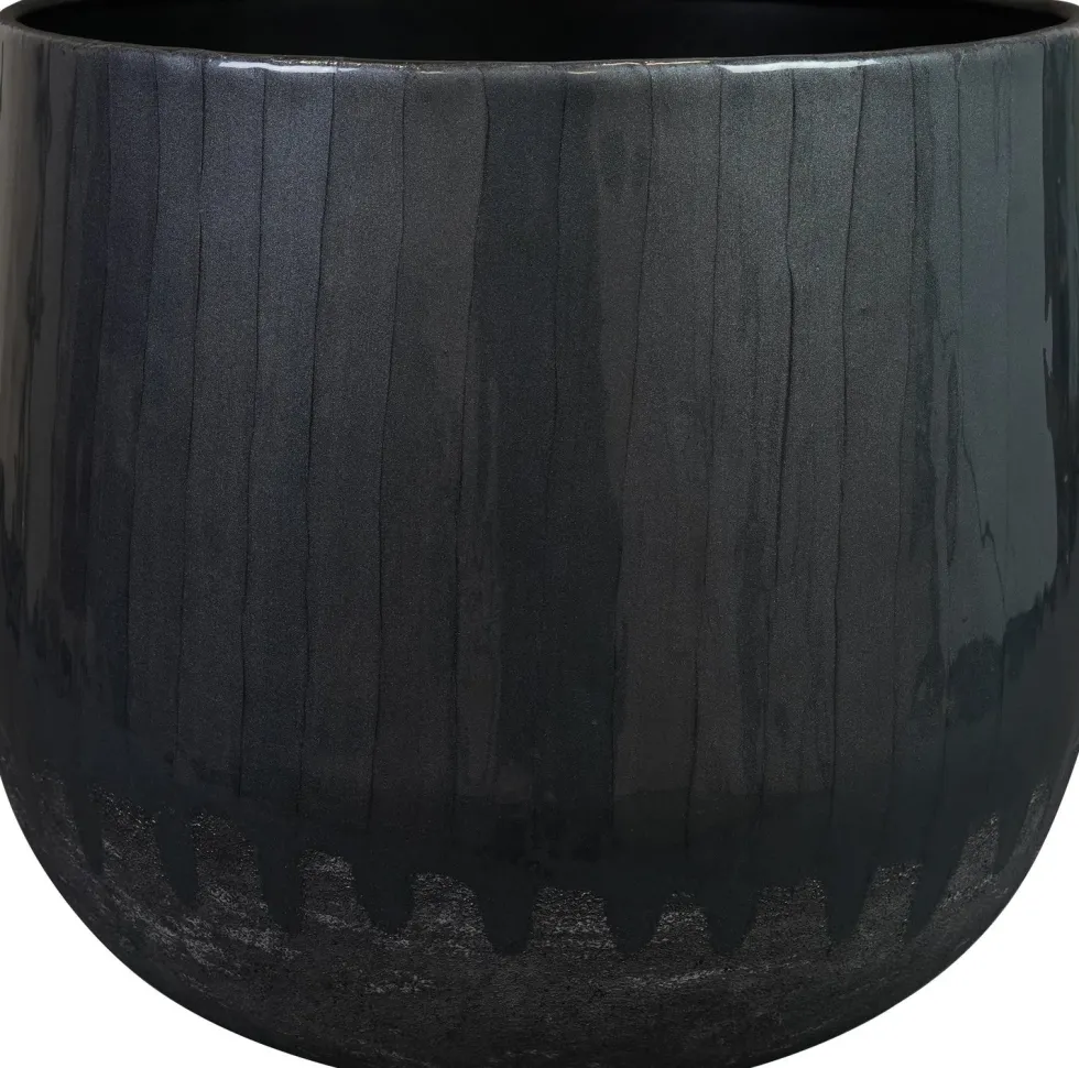 TS bloempot Ninthe grijs D 36 H 31 cm