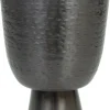 TS bloempot op voet Lauren grijs D 18 H 28 cm