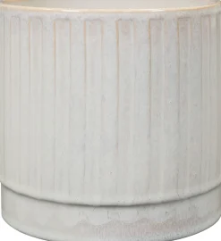 TS bloempot op voet Sarien wit D 26 H 25 cm