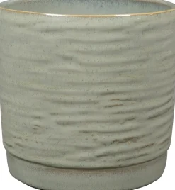 TS bloempot op voet Siska groen D 13 H 13 cm