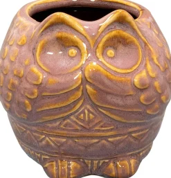 TS bloempot Owl roze D 9 H 9 cm