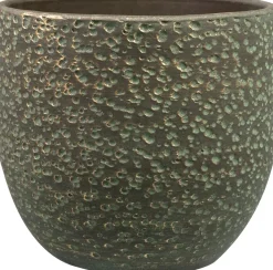 TS bloempot Rinca groen D 25 H 23 cm