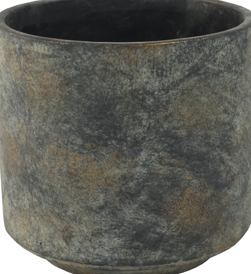 TS bloempot Saar grijs D 26 H 25 cm