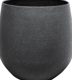 TS bloempot Stijn zwart D 22 H 21 cm