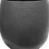TS bloempot Stijn zwart D 58 H 56 cm