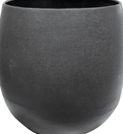 TS bloempot Stijn zwart D 36 H 34 cm
