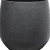 TS bloempot Stijn zwart D 28 H 27 cm