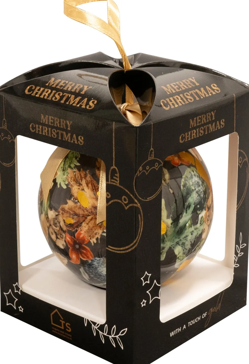 TS kerstbal Designed by Lammie berry D 10 H 13 cm