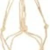 TS plantenhanger macramé bruin H 60 cm
