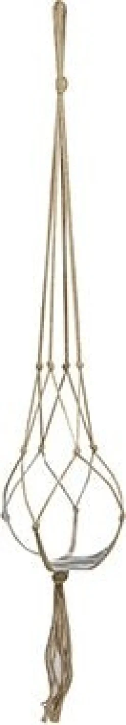 TS plantenhanger Macramé bruin H 160 cm