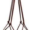 TS plantenhanger Macramé rood 90 H cm