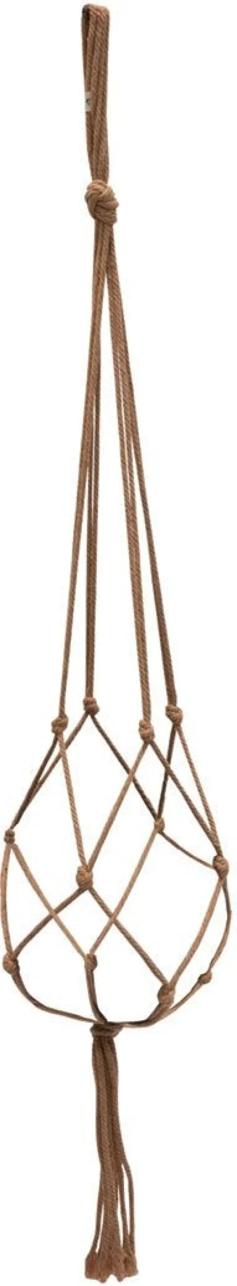 TS plantenhanger Macramé roze 90 H cm