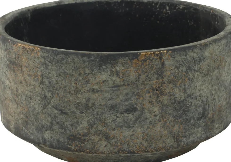 TS plantenschaal Saar grijs D 16 H 8 cm