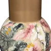 TS vaas Monstera goud D 17 H 30 cm