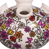 Tulpenvaas Tulip wit / roze / geel 13 x 13 x 11 cm