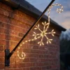 Twinkle Pole vlaggenstokverlichting Snowflake met verlichting 40 x 110 cm