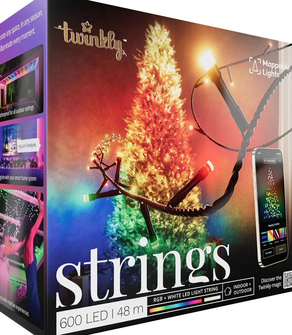 Twinkly kerstverlichting met app Strings met 600 lampjes gekleurd 48 m